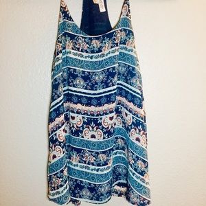 Women's Paisley Halter Small Active USA Blouse Top